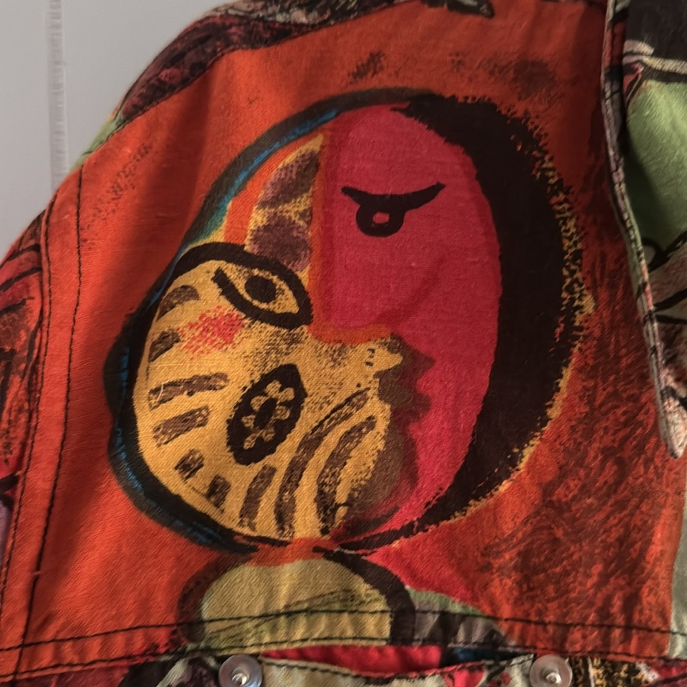Mirror Image Picasso Art Style Jacket size XL - Picture 16 of 16
